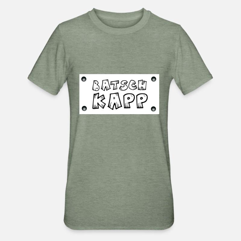 Batschkapp Schild - T-shirt polycoton Unisexe - vert kaki chiné