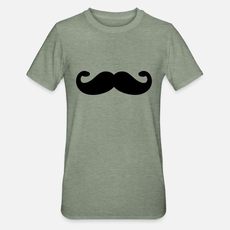 bart - Unisex Polycotton T-Shirt - Militärgrün meliert