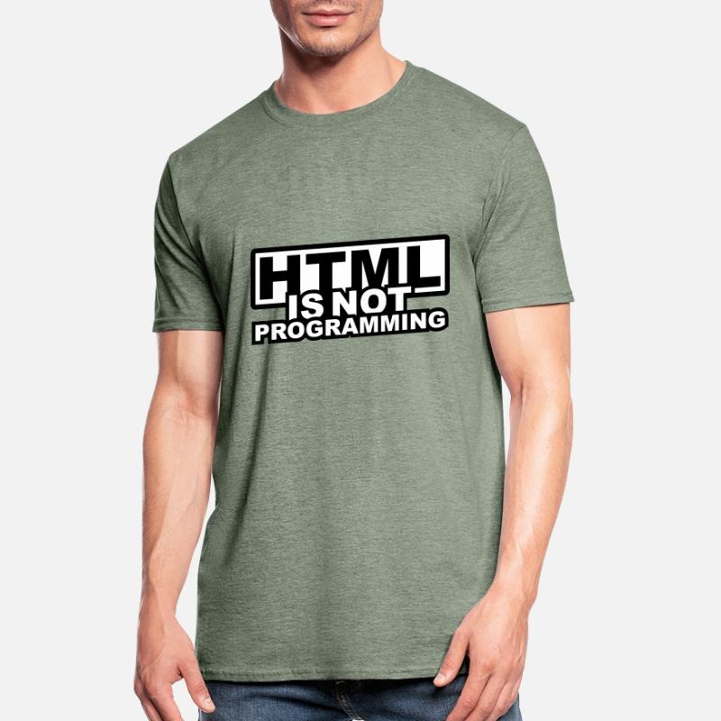HTML is NOT Programming Unisex Polycotton T-Shirt
