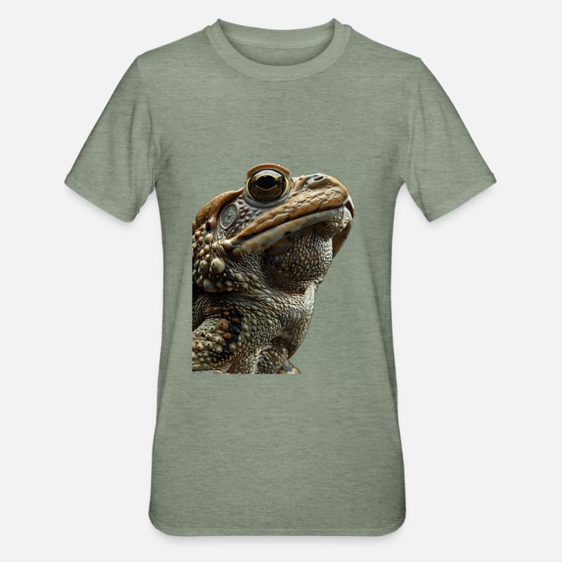 Toad - Unisex Polycotton T-Shirt - heather military green