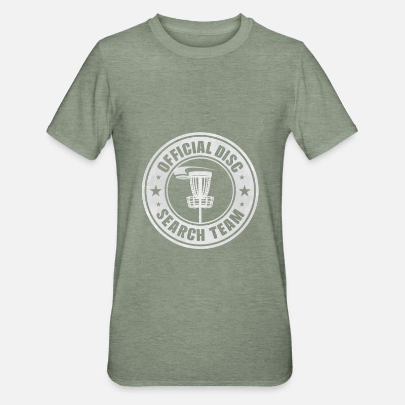Frisbee Golf Disc Golf - Unisex Polycotton T-Shirt - heather military green