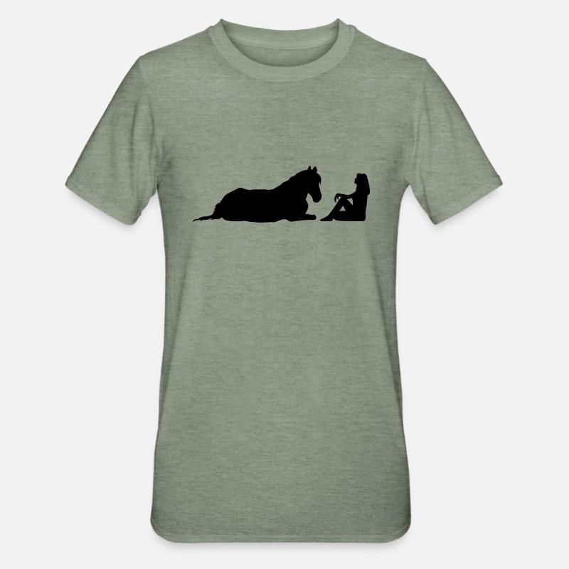 have a break - Unisex Polycotton T-Shirt - Militärgrün meliert