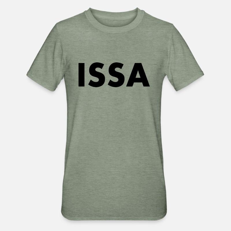 Issa - Unisex Polycotton T-Shirt - heather military green