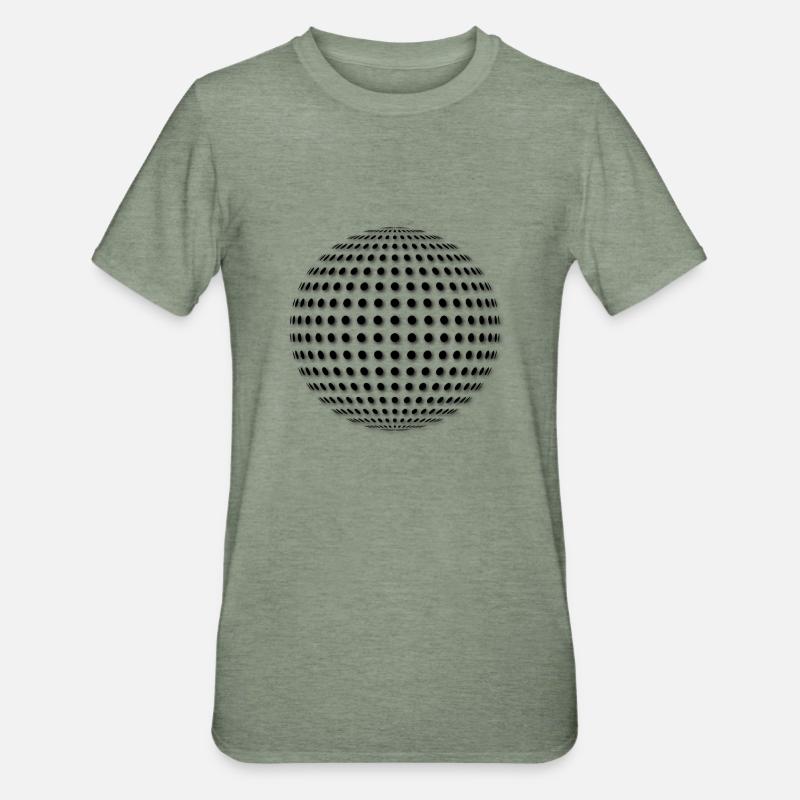 Disco ball - Unisex Polycotton T-skjorte - militærgrønn-melert