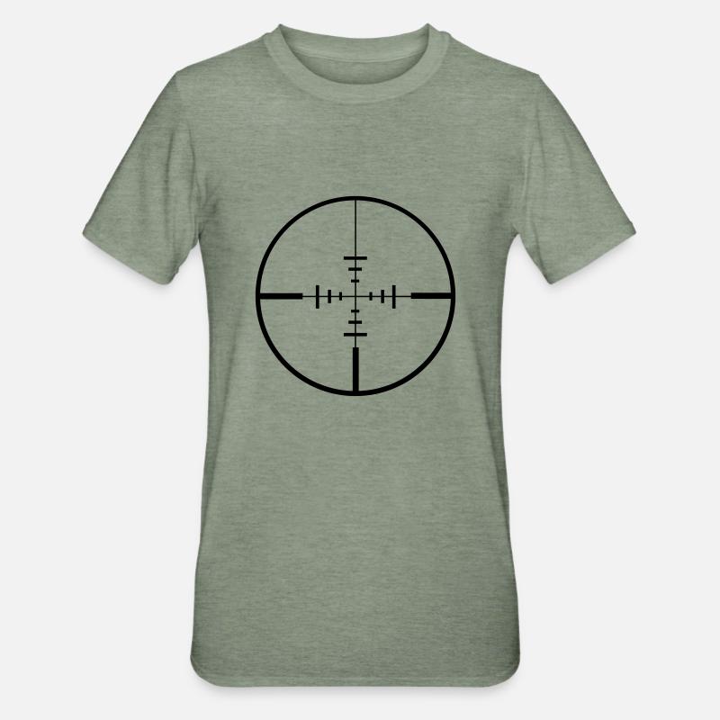 Killer - Unisex Polycotton T-Shirt - Militärgrün meliert