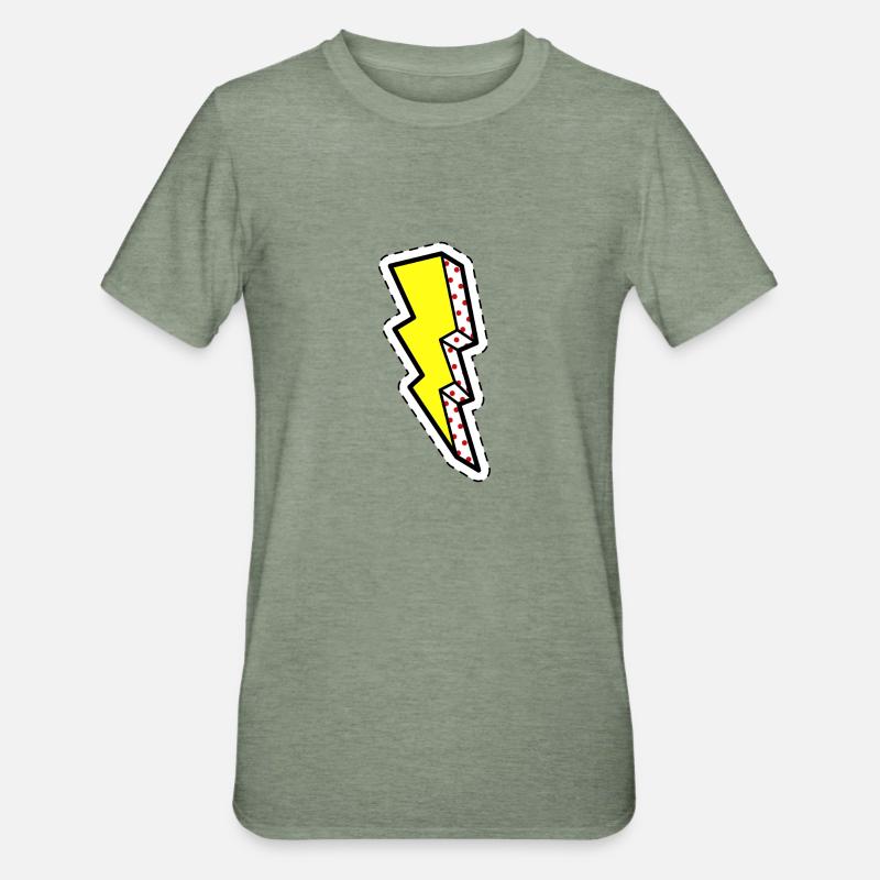 blitz comic - Unisex Polycotton T-Shirt - heather military green