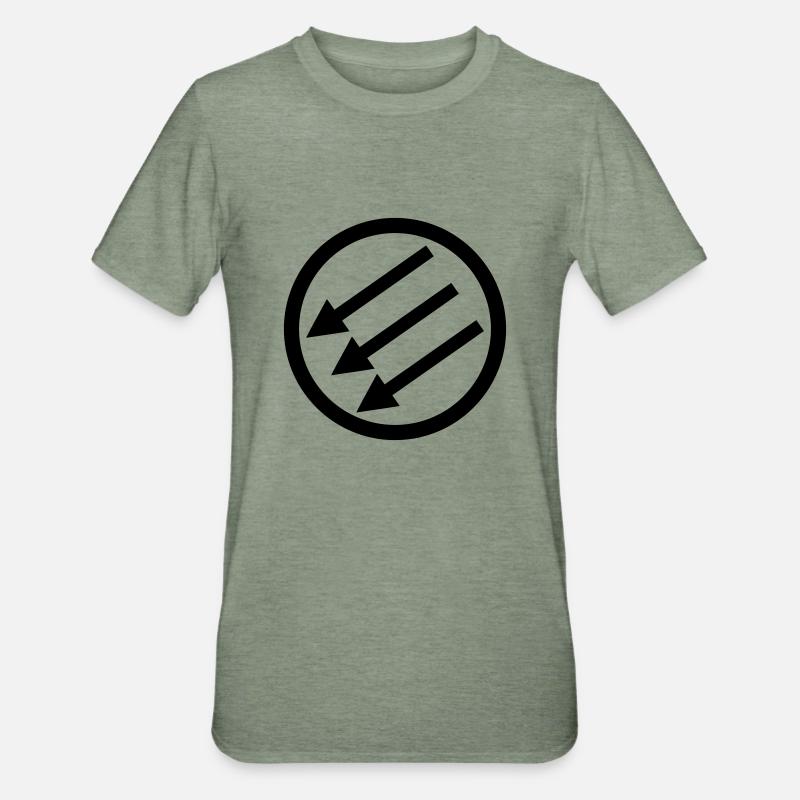 Järnfronten / Eiserne Front / Iron Front - Unisex Polycotton T-Shirt - heather military green