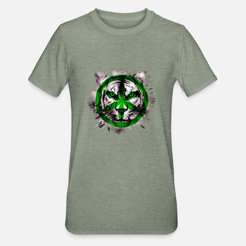 Padanie - T-shirt polycoton Unisexe - vert kaki chiné