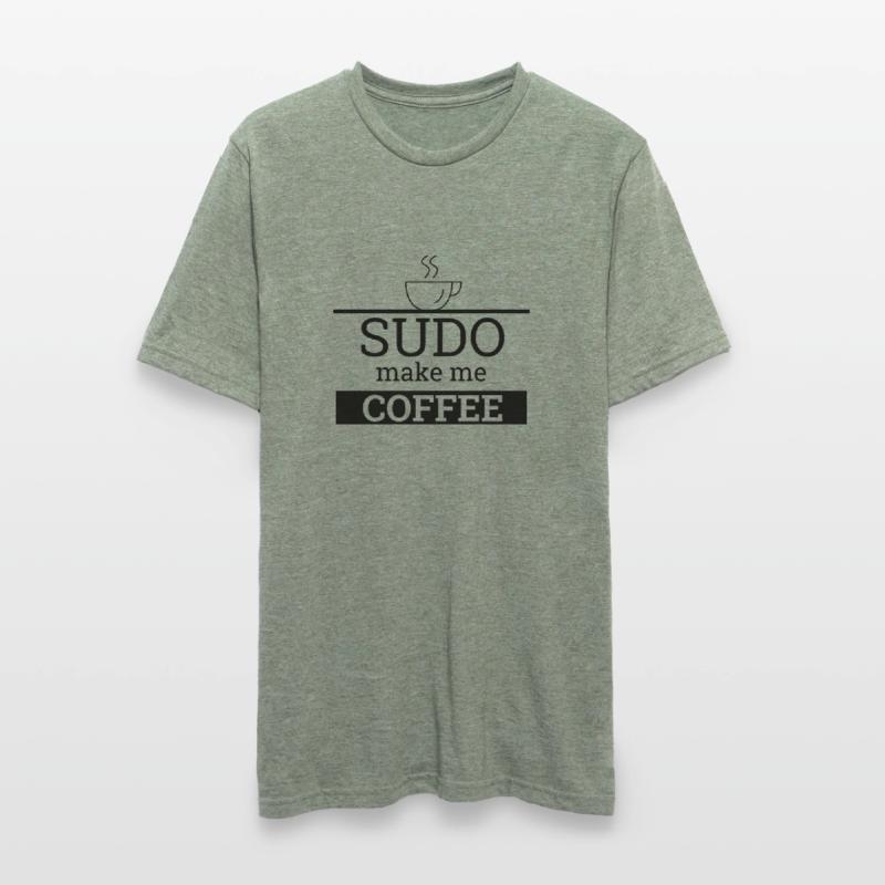 "Sudo make me Coffee" | Linux, Informatik, Admin Unisex Polycotton T-Shirt