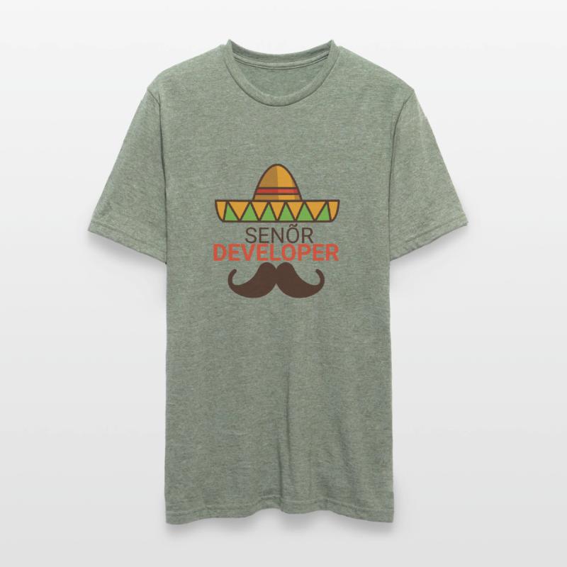 « Senor Developer, Senior Developer » | Programmeurs T-shirt polycoton Unisexe
