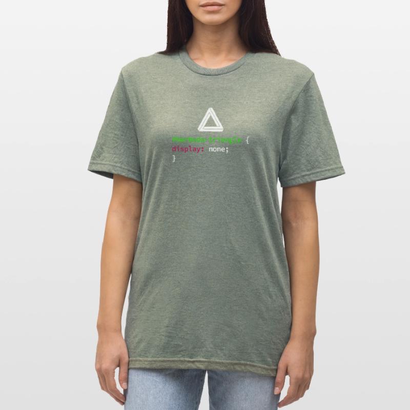 Web and CSS Programmer Developer Coding Code Unisex Polycotton T-Shirt