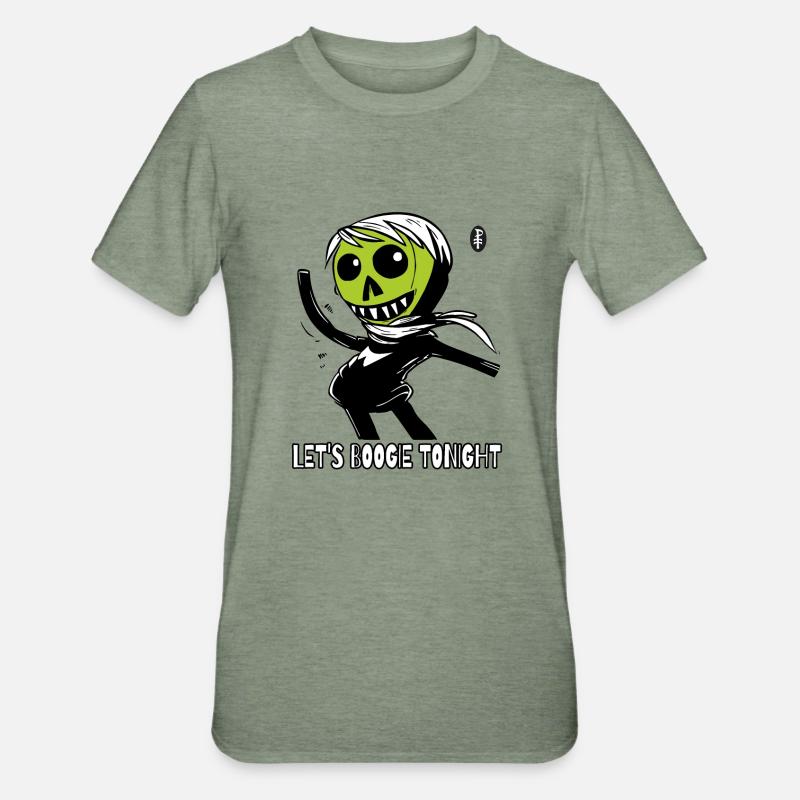 Faisons du boogie ce soir - T-shirt polycoton Unisexe - vert kaki chiné