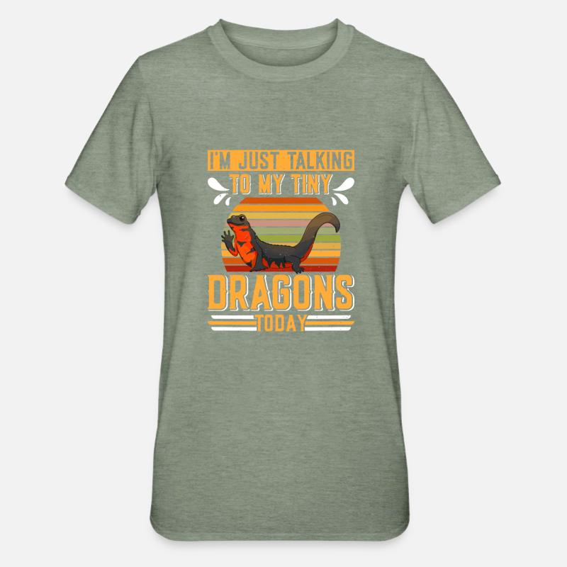 Newt - Unisex Polycotton T-Shirt - heather military green