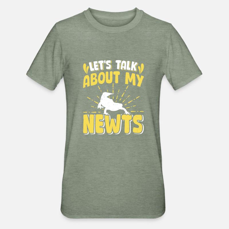 Newt - Unisex Polycotton T-Shirt - heather military green