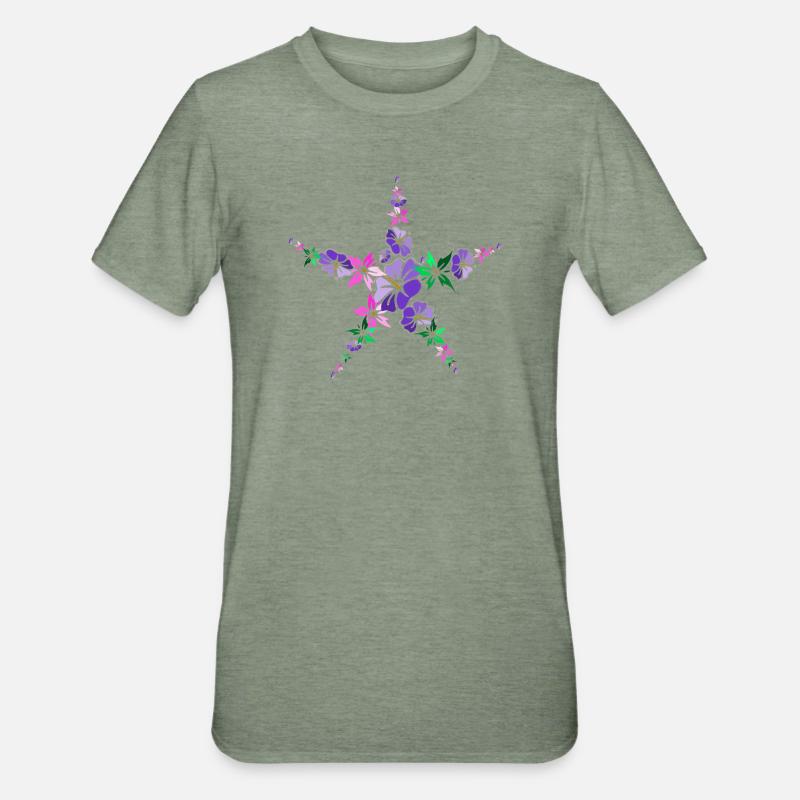 Polynesia - Unisex Polycotton T-Shirt - heather military green
