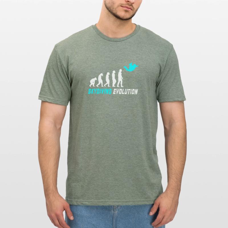 Conception d'évolution de parachute / idée cadeau T-shirt polycoton Unisexe