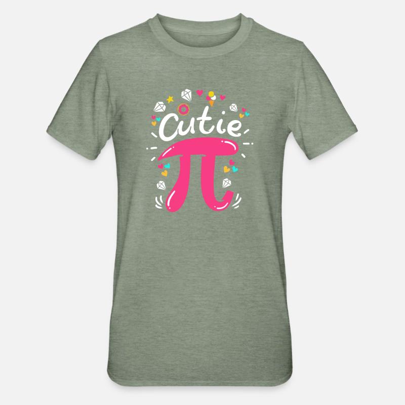 Pi day Pi math - Unisex Polycotton T-Shirt - heather military green
