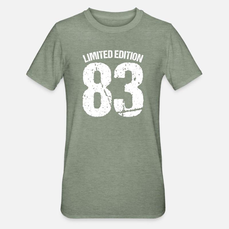 Limitierte Edition 83 Abzeichen - Unisex Polycotton T-Shirt - Militärgrün meliert