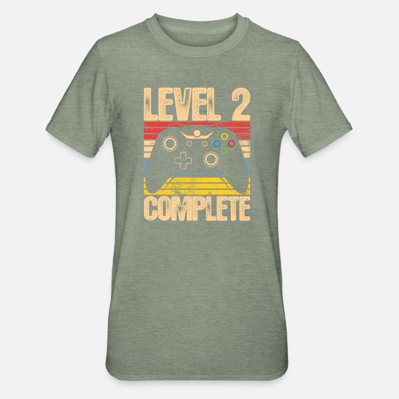 Level 2 Complete Controller - Unisex Polycotton T-Shirt - Militärgrün meliert