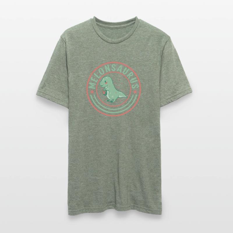 Pastèque pastèque végétarienne T Rex T-shirt polycoton Unisexe