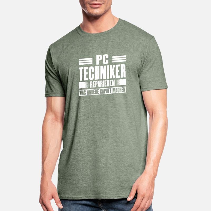 Service Technician Support Solution Devis Service PC T-shirt polycoton Unisexe