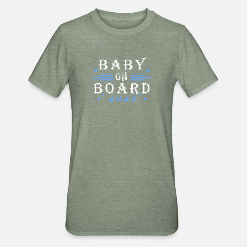 Enceinte 2023 - T-shirt polycoton Unisexe - vert kaki chiné