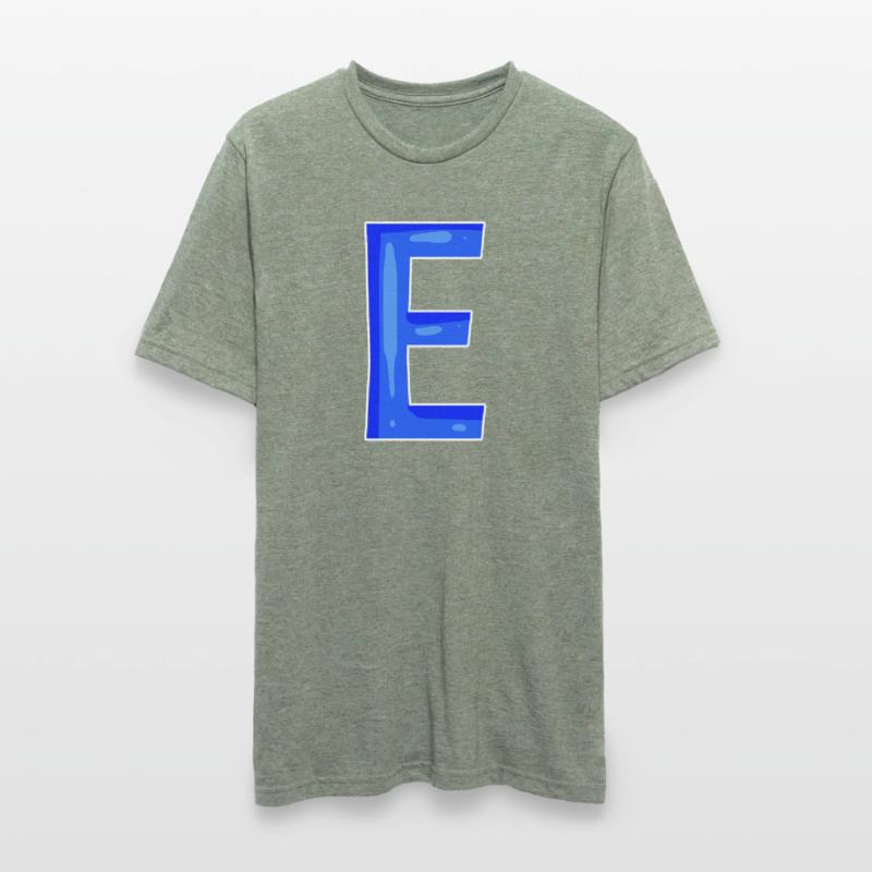 Point E - Initial point E Unisex Polycotton T-Shirt