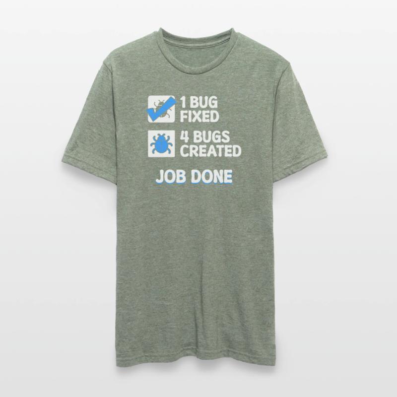 Bugfixing Developer Bugs Code Statement Informatik Unisex Polycotton T-Shirt