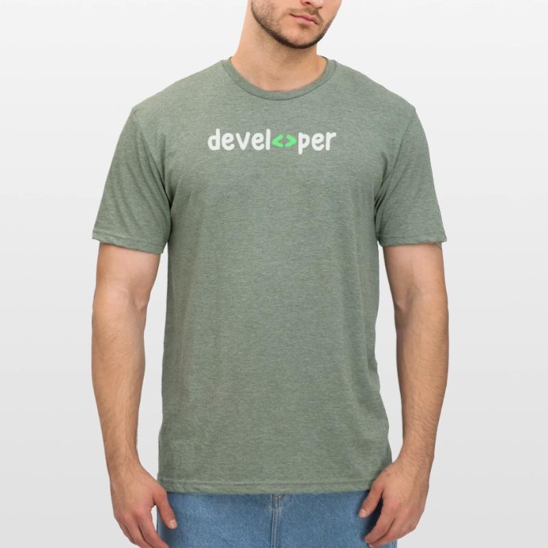 Developer Code Skripting Debug Informatik Geek Unisex Polycotton T-Shirt