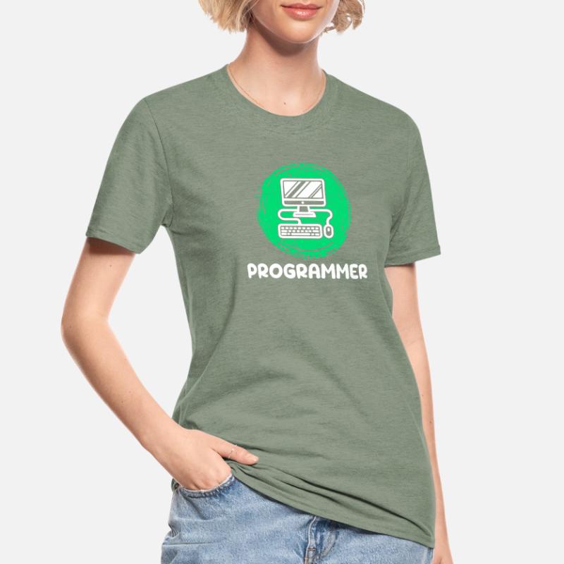 Computer Developer Programmierer Computerfreak Unisex Polycotton T-Shirt
