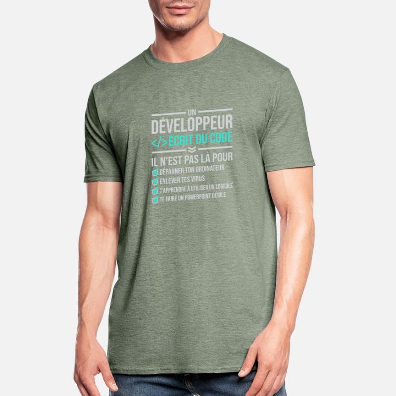 Developer Writing Code Unisex Polycotton T-Shirt
