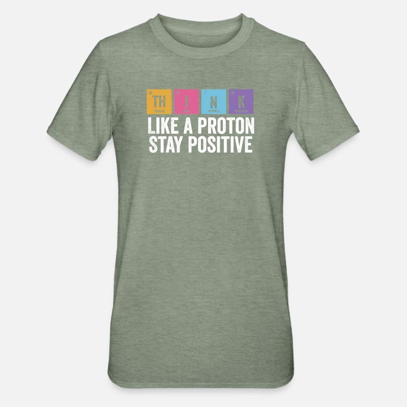 Physique Positif Séjour Fun - T-shirt polycoton Unisexe - vert kaki chiné