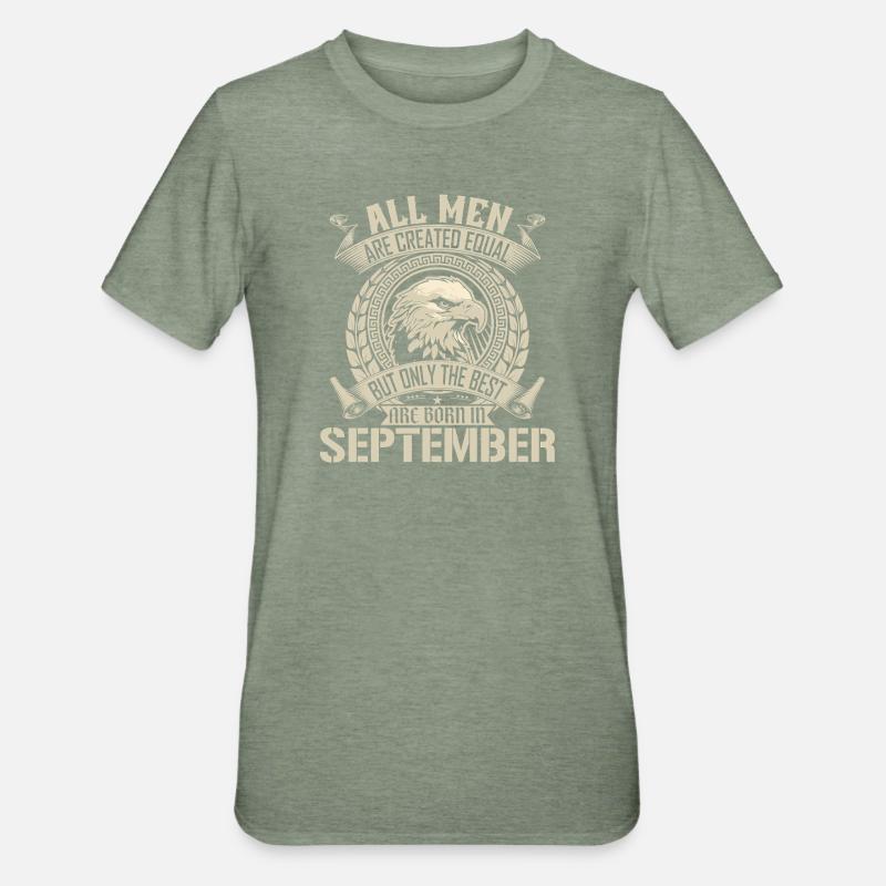 September Eagle Unity Design - Unisex Polycotton T-Shirt - heather military green