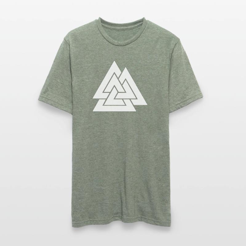 Geometric triangular nesting Unisex Polycotton T-Shirt