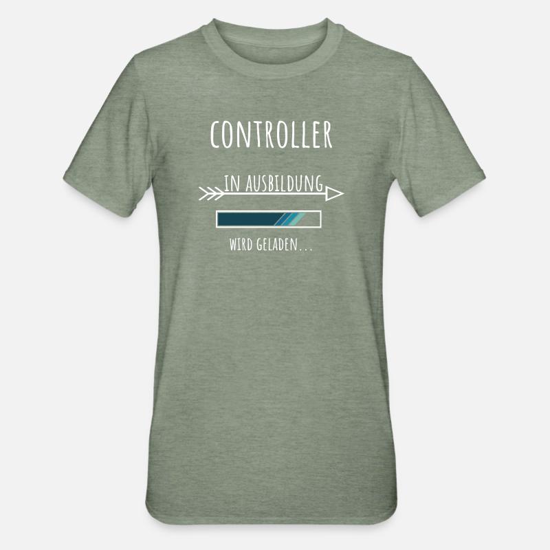 Controlling Studies Occupation Training Controller - Unisex Polycotton T-Shirt - heather military green