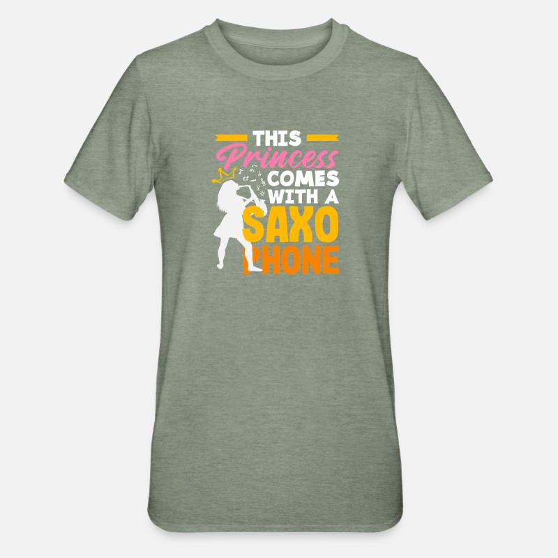 Cette princesse vient avec un - T-shirt polycoton Unisexe - vert kaki chiné