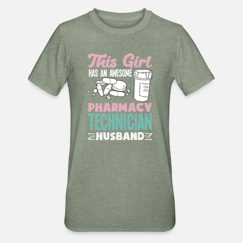 Pharmacist Pharmaceutical Technical - Unisex Polycotton T-Shirt - heather military green