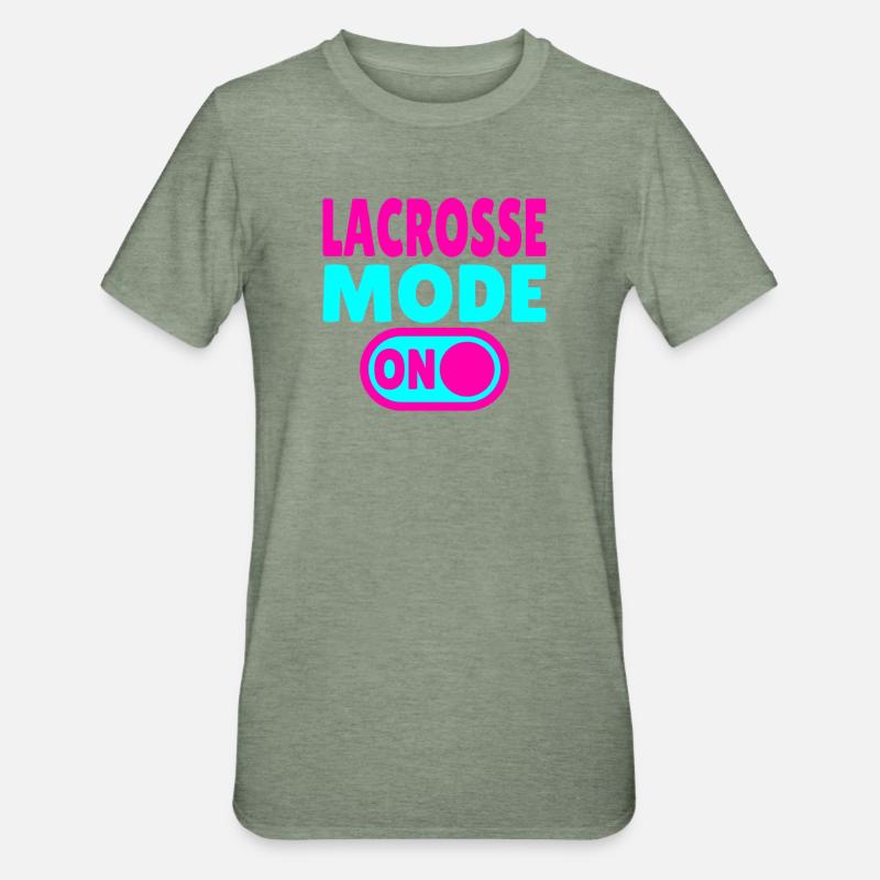 Mode crosse activé - T-shirt polycoton Unisexe - vert kaki chiné