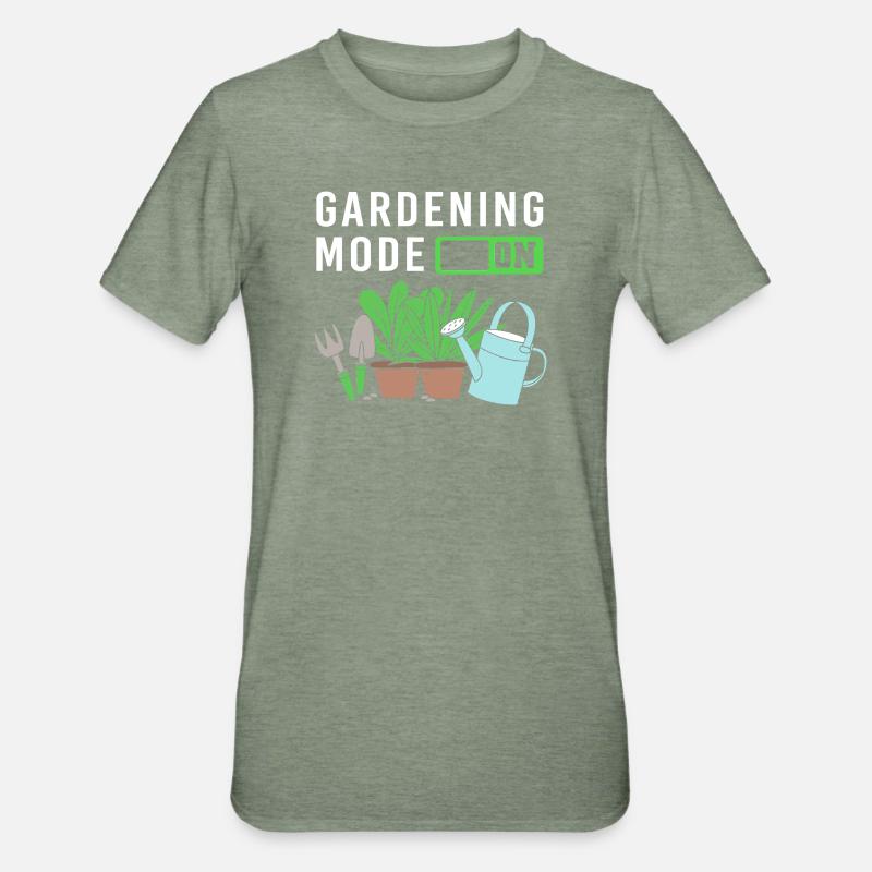 Worms Compost Gift - Unisex Polycotton T-Shirt - heather military green