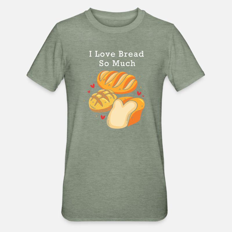 Baker Baker Baking - T-shirt polycoton Unisexe - vert kaki chiné