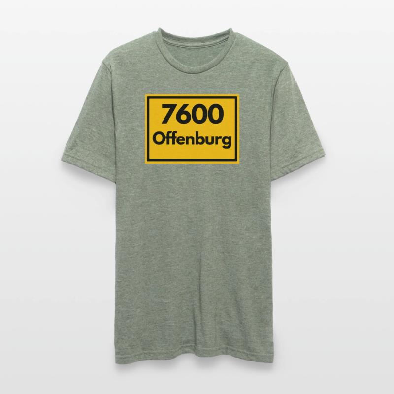 OLD POSTCODE POSTCODE RETRO 7600 OFFENBURG Unisex Polycotton T-Shirt
