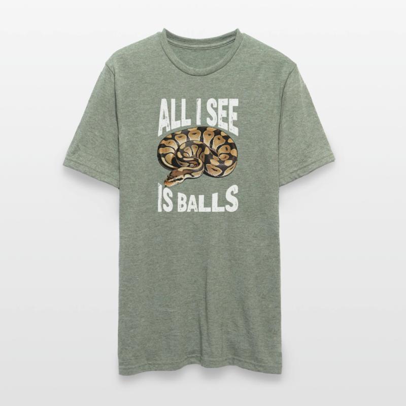 Python roi Serpents Amateurs de terrarium Python T-shirt polycoton Unisexe