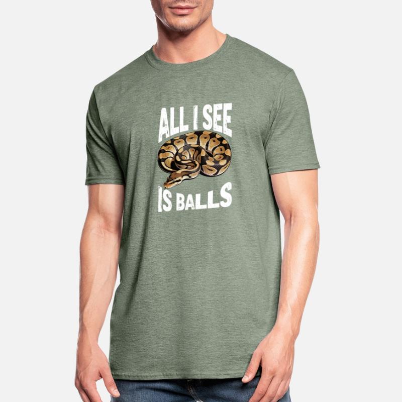 Python roi Serpents Amateurs de terrarium Python T-shirt polycoton Unisexe