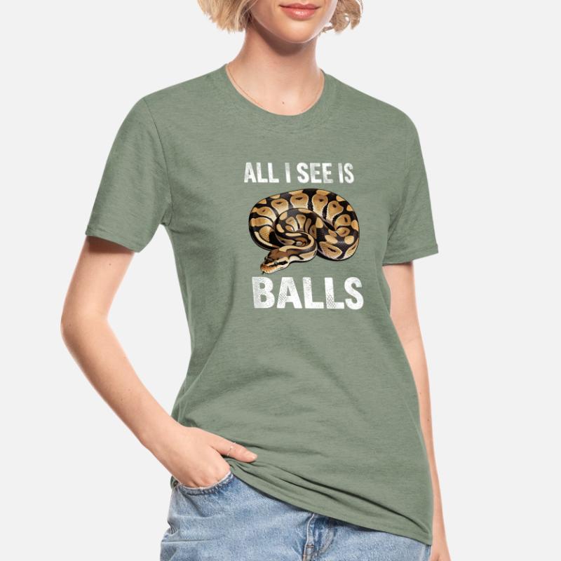 Python roi Serpents Amateurs de terrarium Python T-shirt polycoton Unisexe