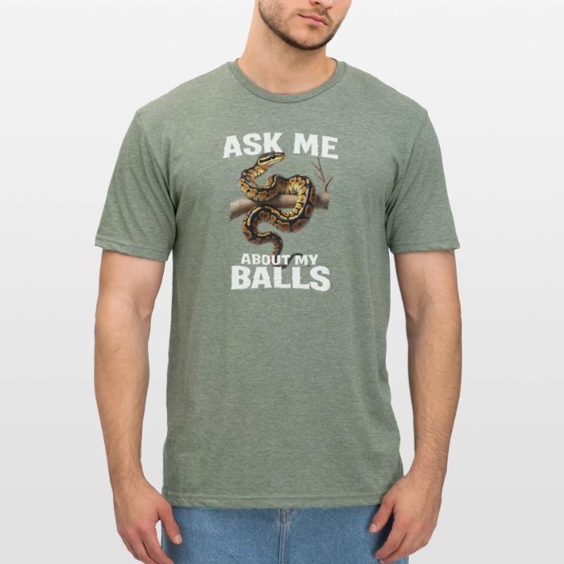 Python roi Serpents Amateurs de terrarium Python T-shirt polycoton Unisexe