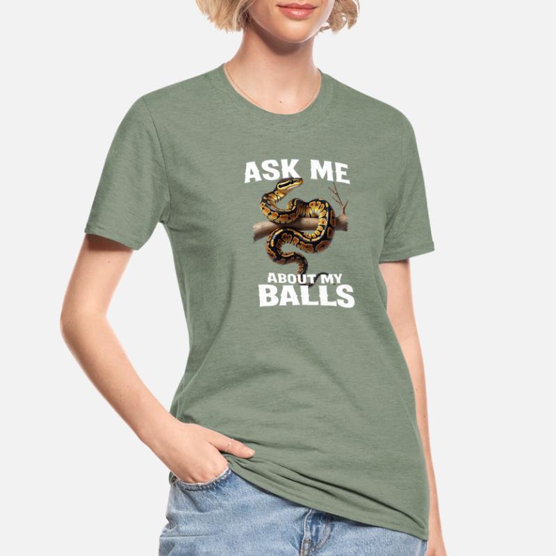 Python roi Serpents Amateurs de terrarium Python T-shirt polycoton Unisexe