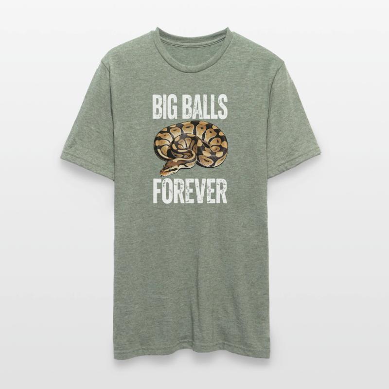 Python roi Serpents Amateurs de terrarium Python T-shirt polycoton Unisexe