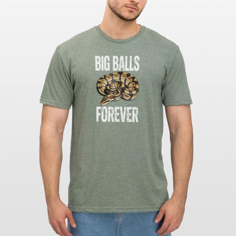 Python roi Serpents Amateurs de terrarium Python T-shirt polycoton Unisexe