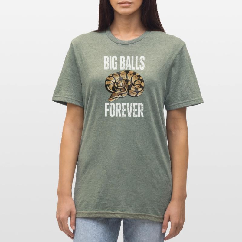 Python roi Serpents Amateurs de terrarium Python T-shirt polycoton Unisexe