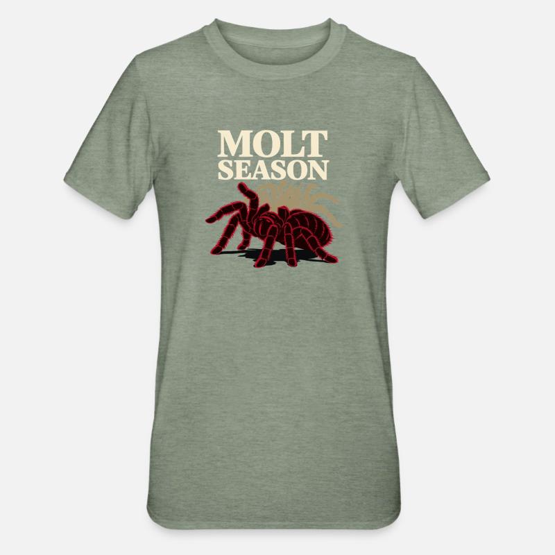 Propriétaire d’araignée Propriétaire de la Tarentule - T-shirt polycoton Unisexe - vert kaki chiné